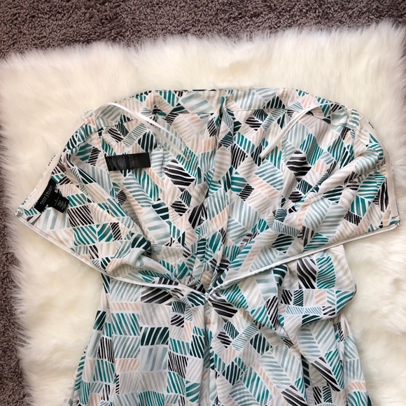 WHBM Line Pattern High-Low Multi-Way Dress - Picture 9 of 15